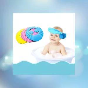 귀마개형 유아샴푸캡 실리콘 목욕모자 아기용 방수캡 흘러내림방지