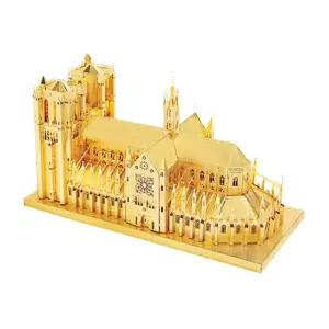 미니 메탈퍼즐 - 노틀담 대성당 골드
