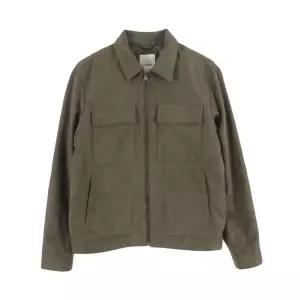 탑텐 (MEN - L) 폴리 집업 스웨이드 자켓