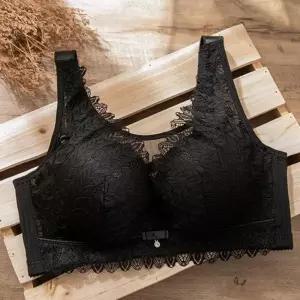 중년 여성 브라 편안한 스포츠브라 심리스 여성 노와이어 브라 이너웨어 데일리 빅사이즈