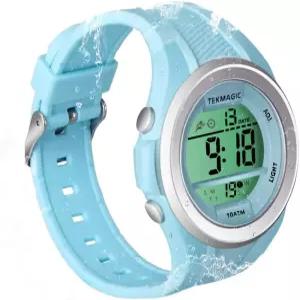 소년 소녀용 다기능 잠수 수영 스포츠 다이빙 시계 10 ATM 방수 스톱워치 알람 크로노그래프 타이머