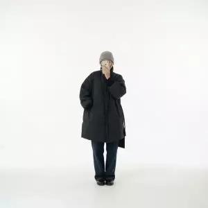 [하프클럽/]여성용 루즈핏 퀼팅 롱패딩 점퍼 스탠딩넥