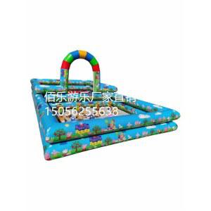 대형 에어바운스 풀장 슬라이드 미끄럼틀 간이 마당 야외 물놀이