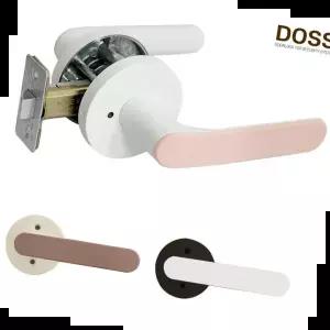 방문고리교체 DOSS 튜블러형 방문손잡이(비스포크) 욕실 잠금핀타입