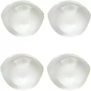 VBQFDPH 실리콘 브라 패딩 투명 두 쌍의 컵 커버로 일상적인 착용을 위한 자연스러운 모양의 가슴 성형