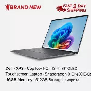 Dell New XPS 13 3K OLED LAPTOP 랩탑 노트북 (9345) Snapdragon X 엘리트, 512GB SSD 솔리드 스테이트 드
