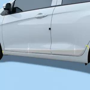 더넥스트스파크 사이드 스커트 크롬 몰딩 언더라인 4P 세트 도어 하단 가니쉬 외장 튜닝 용품 액세서리