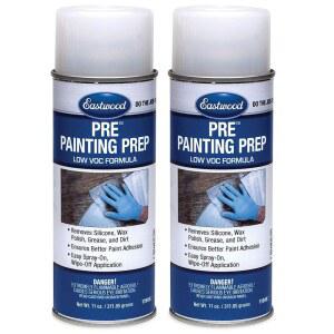 이스트우드 로우 VOC 실리콘 왁스 폴란드 그리스 제거제 프리 페인트 에어로졸 12온스 | 2팩