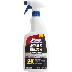 30초 프로 곰팡이 및 얼룩 제거제 | 스크럽 프리 즉각적인 결과 사용 준비 완료 32파운드 오즈.