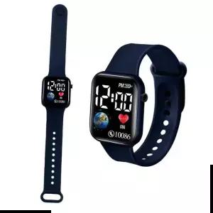 컬러시계 전자 LED 학생 컬러 여자 남자 밴드 사각 손목 시계