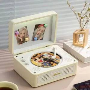 빈티지 턴테이블 CD플레이어 레트로 블루투스 엔틱 아날로그 음향기기