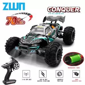 RC카 ZWN 116 70KMH 50KMH 4WD RC 차량용LED 차량용 고속 드리프트 몬스터 트럭 대 Wltoys 144001