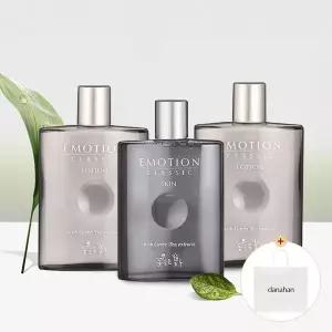 [꽃을든남자] 이모션 클래식 남성 기초 3종 세트 (로션2+스킨1) [증정]다나한 쇼핑백