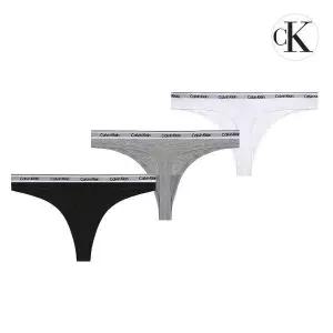 [Calvin Klein]CK 언더웨어 아이콘 로고 여성 티팬티 속옷 3팩 세트 QD5209E-MPI 663961