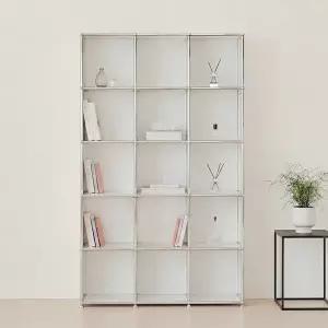 [포스트모던] 발렌 3X5 미드센츄리 거실 책장 1200 5단 C3