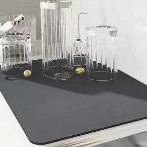 [NS홈쇼핑]물받이 싱크대 패드 매트 식기 주방 물빠짐 드라잉 물빠짐 건조 30x40cm 건조..