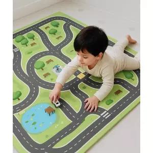 [다르담] 어린이 유아 아기 거실 층간소음 어린이집 유치원 자동차 도로 퍼즐 매트