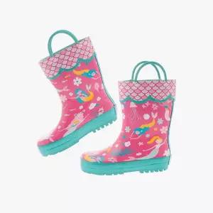 [보리보리/스테판조셉]프린티드 레인부츠 인어공주