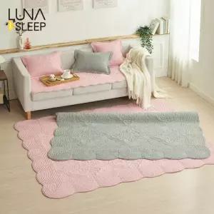 [기타][루나앤슬립][특대형]목화솜 자수퀼팅 통워싱 카페트 1+1 세트(+멀티매트)_685633