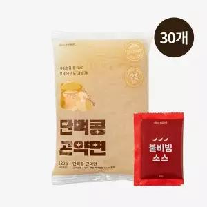 [슬로우래빗]단백콩 곤약면 26kcal 180g+매콤소스 포함 30개입