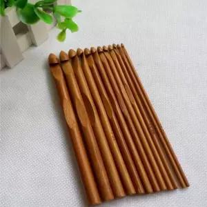 코바늘후크세트 대나무 크로셰 뜨개질 DIY 원사 공예 jci2+6enZ