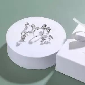 [골드스마일]블링포유 귀걸이 4종 + 반지 세트 쥬얼리 선물세트 악