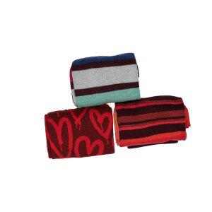 [폴스미스(PAUL SMITH)][폴스미스] 멀티 버건디 3팩  양말 M1A_SOCK_KBMIX_28_RED