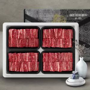 [롯데백화점]인정식탁 1등급 한우 신비하누 갈비 세트 2.4kg