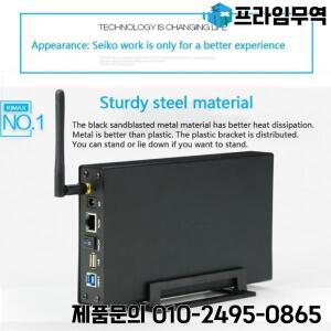 090F 휴대용 USB3.0 RJ45 이더넷 NAS 3.5 ''HDD SSD 인클로저