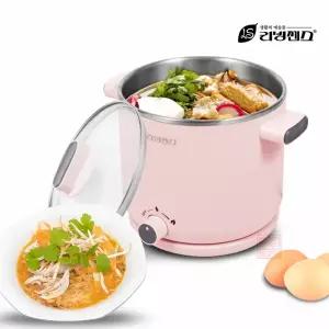 리빙센스 1.5L 실속형용량 전기 라면포트 무선 쿠커 냄비 커피 포트 전기주전자 3115PK 사무실 자취생