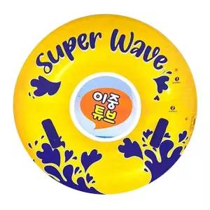 라온토이 100cm 슈퍼웨이브 튜브 국산 KC인증 대형 물놀이 어른용 어린이 원형 칼라 컬러 여름 매트릭스 이