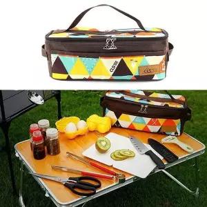 [셀러허브]뒤집게 파우치 식기 휴대용 국자 가방 취사용품 가위 (S37714320)