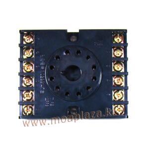 EOCR소켓 릴레이소켓 12P 둥근형 전기기사 전기기능사