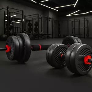 이고진 무게조절 덤벨 커넥터 조립식 덤벨바 21kg 세트 웨이트 이두 팔 홈트 운동