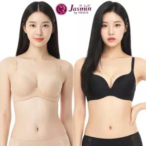 비너스 자스민 여성 브라 메모리폼 와이어 A B C D E F 컵 빅사이즈 (JBR1163)