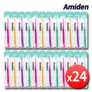 아미덴 치과용 어금니 칫솔 x 24개 사랑니 교정 교정용 치과 치솔 강아지 고양이 애견