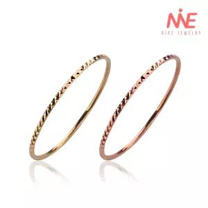 나인주얼리 14k 실반지 타입C 컷팅반지 레이어드링