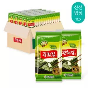[광천김] 올리브유 녹차 재래도시락김 5g 72봉(1BOX)