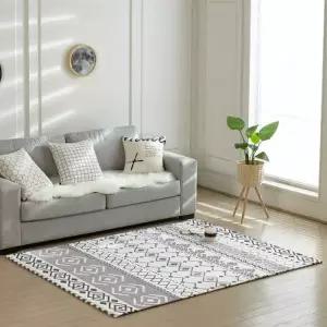 [텐바이텐]DTP 사계절 사각러그 에스닉 스트라이프 다이아 패턴 150x200 카페트