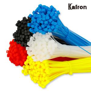 칼론 케이블타이 150mm 중 100개입 홀더 고정 클립 전선정리 컴퓨터 PC 벽 배선 멀티탭 전선코드 선정리