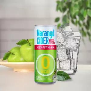 나랑드사이다 그린애플 245mlx60캔 제로사이다