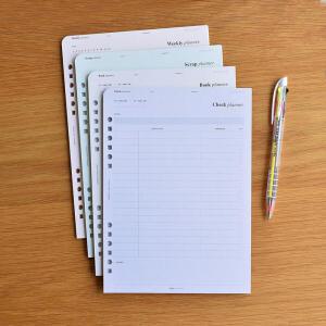 아트박스/문구앤토이스 [플레픽] 업다운인덱스플래너A5 (6공 리필지)