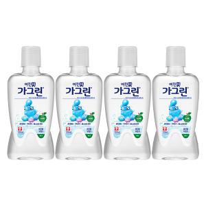 가그린 어린이 구강청결제, 사과향, 380ml, 4개