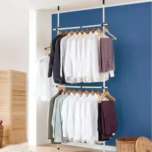 보노하우스 모던플러스 시스템 엘라움 이동식 행거 모음 / 1단 2단 3단 4단 38파이 튼튼한 고정형 바퀴형 헹거 모음