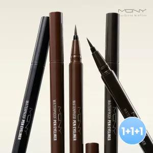 [3개] 맥퀸뉴욕 워터프루프 펜아이라이너 0.6g 3종 /라이너 워터프루프 아이펜슬 눈화장 점막