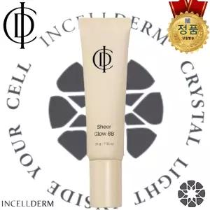 [인셀덤][비표제거 안했음] 정품QR 쉬어 글로우 비비 크림 원빈화장품 BB CREAME INCELLDERM