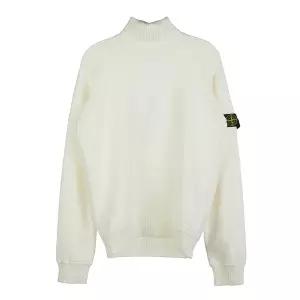 [롯데백화점]스톤아일랜드 남아 로고 와펜 키즈 니트 7516504A2 V0001 (10-12)