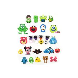 캐릭터 신발 악세사리 젤리 버튼 1P (랜덤)