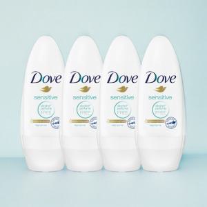 도브 데오드란트 롤온 센서티브 40ml 4개