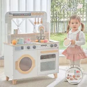 [보리보리/피에스타]피에스타 우드 주방놀이 슈크레+피크닉 세트